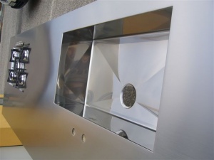 piani cucina inox